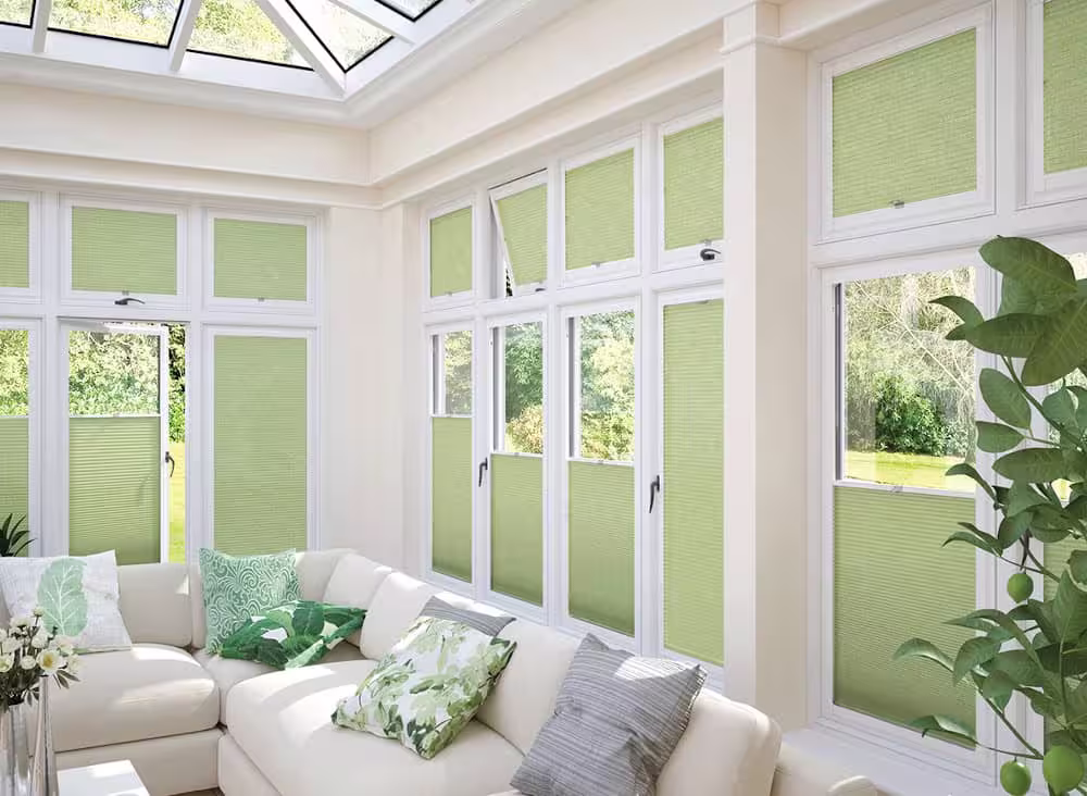 Pleated & Cellular Blinds for tilt turn windows